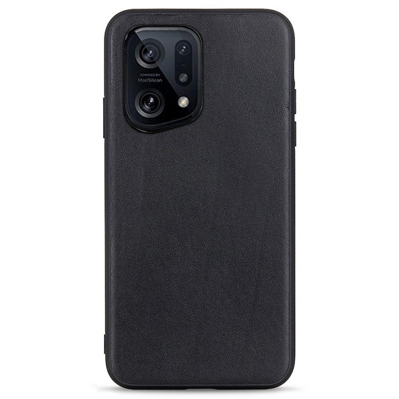 Case Oppo Find X5 Nahka