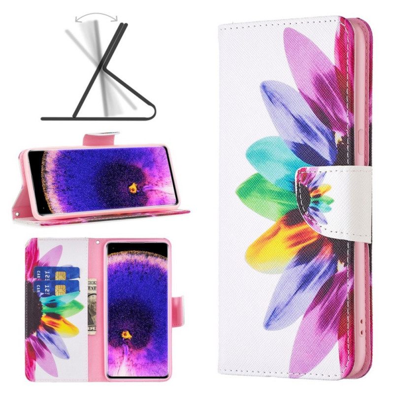 Flip Case Oppo Find X5 Flower Watercolour