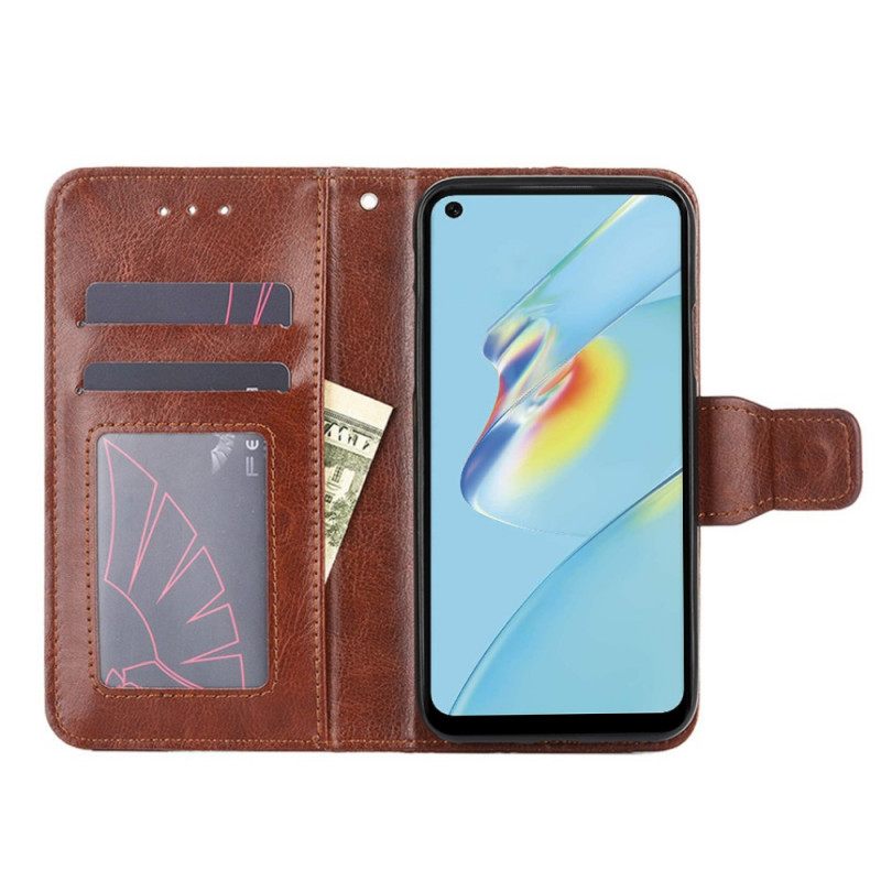 Kotelot Oppo Find X5 Faux Leather Vintage