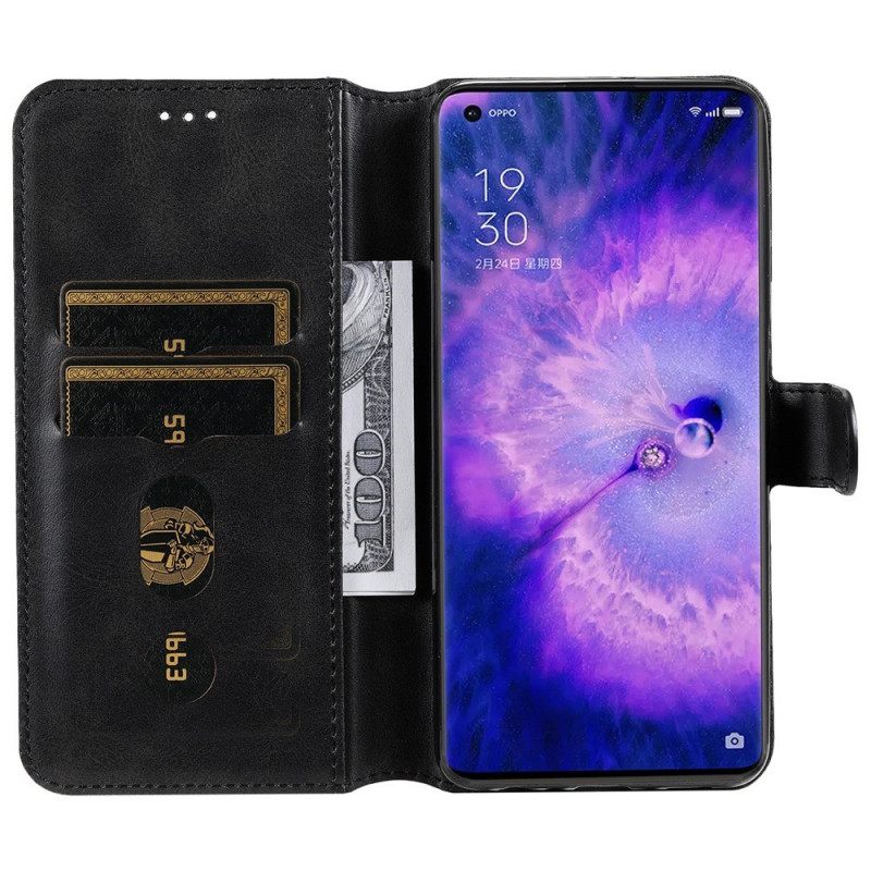 Kotelot Oppo Find X5 Style Leather