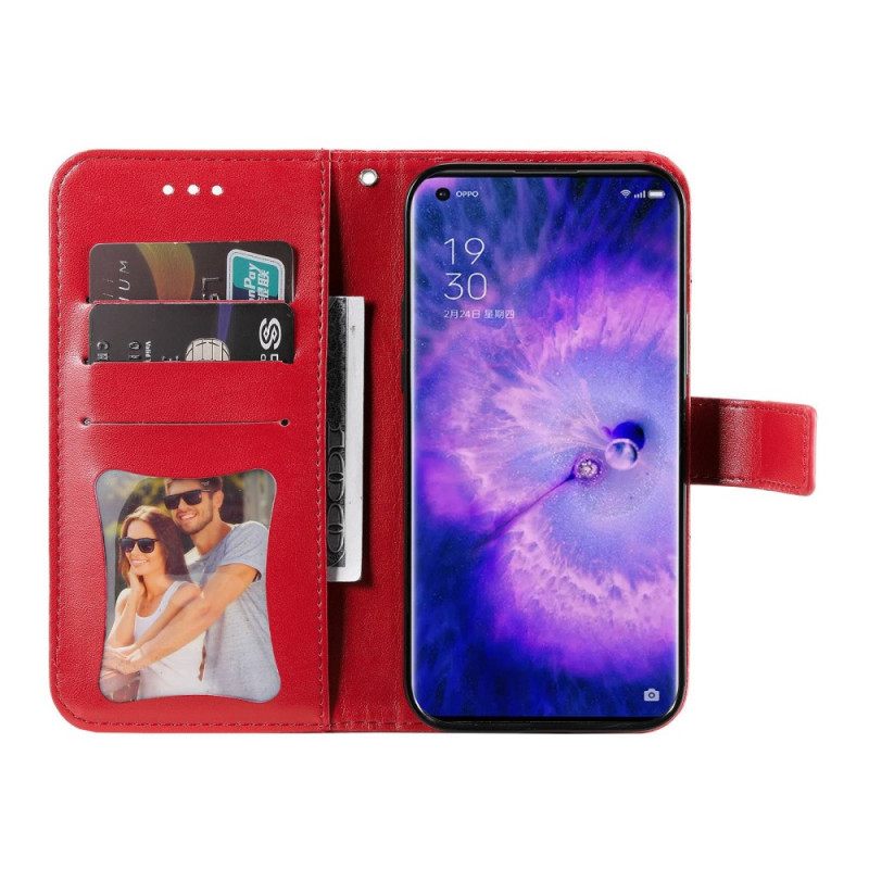 Kotelot Oppo Find X5 Suojaketju Kuori Strappy Mandala