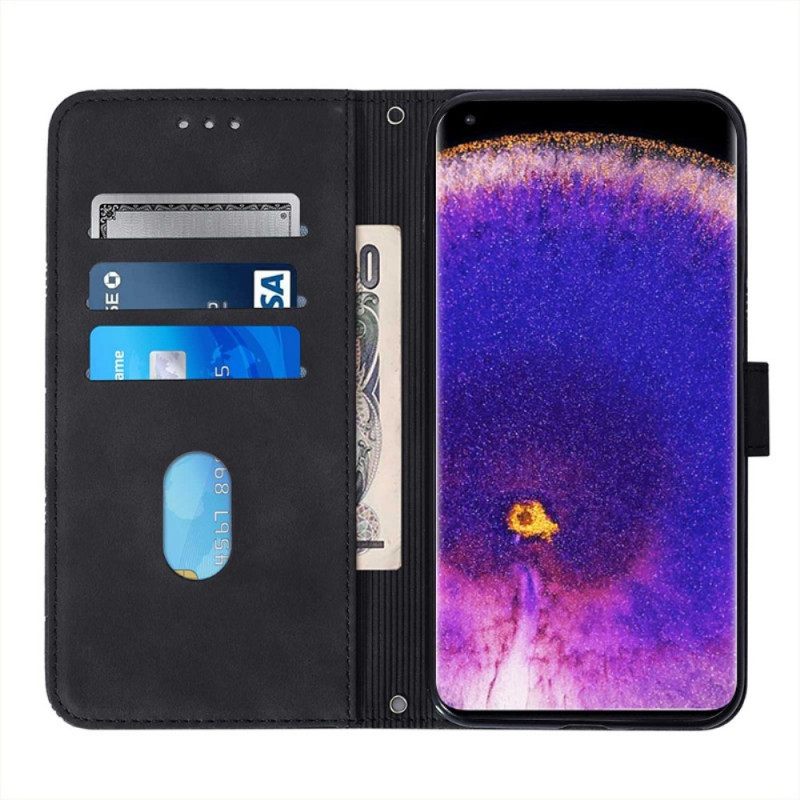 Kotelot Oppo Find X5 Trianges Kuvio Olkahihnalla