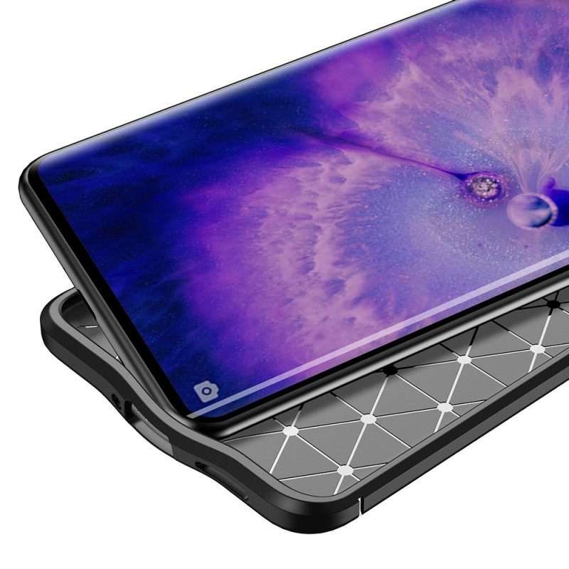 Kuori Oppo Find X5 Nahkaefekti Litsi Kaksinkertainen Linja