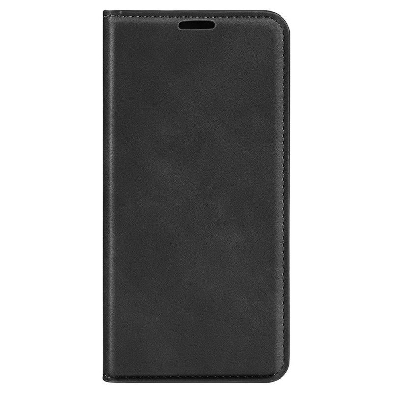 Puhelinkuoret Oppo Find X5 Kotelot Flip Silk Soft Leather Effect