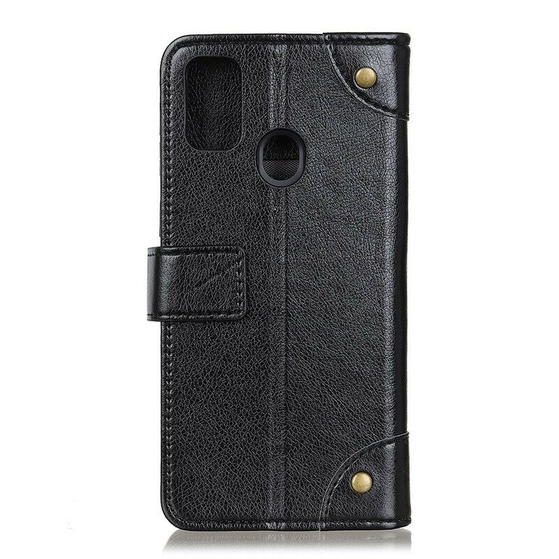 Kotelot Huawei P Smart 2020 Antique Nappan Leather Effect