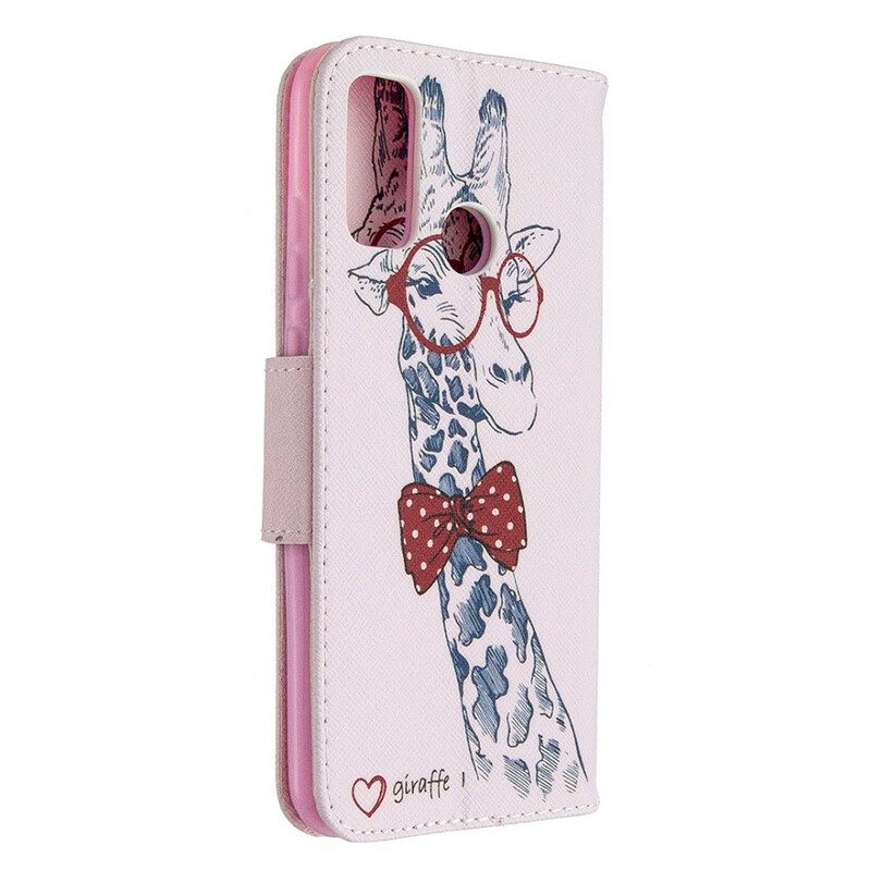 Kotelot Huawei P Smart 2020 Brainy Giraffe