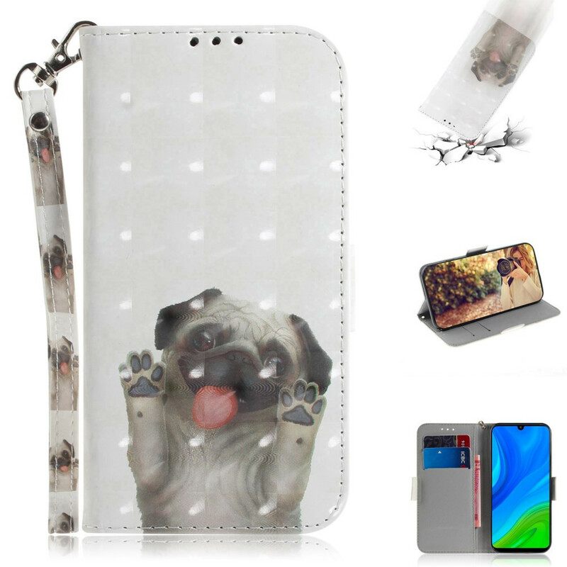 Kotelot Huawei P Smart 2020 Suojaketju Kuori Love My Dog In Lanyard