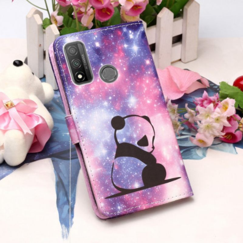 Kotelot Huawei P Smart 2020 Suojaketju Kuori Musings Panda Kaulanauhalla