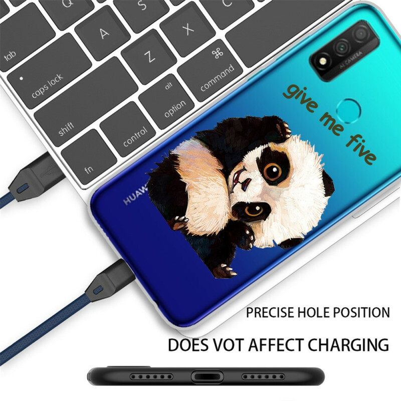 Kuori Huawei P Smart 2020 Transparent Panda Anna Minulle Viisi