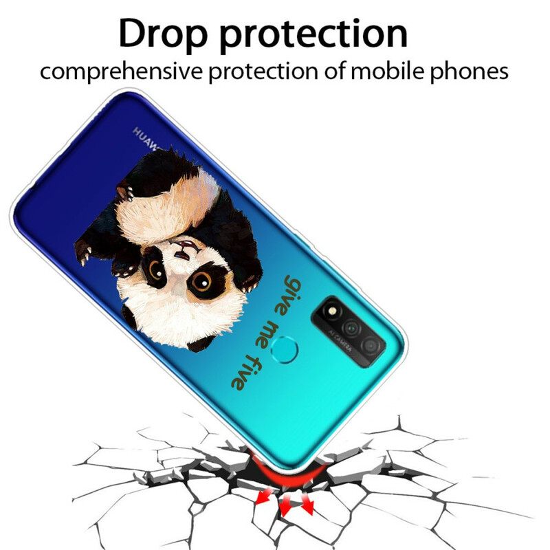 Kuori Huawei P Smart 2020 Transparent Panda Anna Minulle Viisi