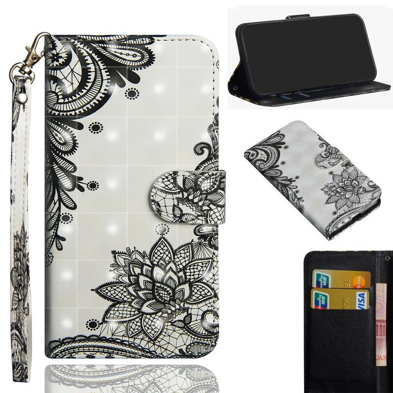 Nahkakotelo Huawei P Smart 2020 Chic Lace