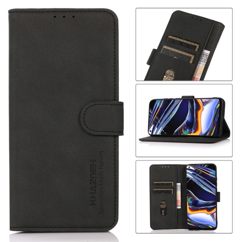 Flip Case Moto E40 / E30 / E20 Khazneh Muotinahkaefekti