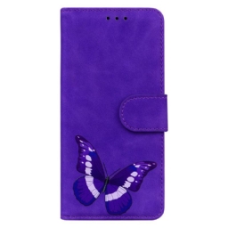 Flip Case Moto E40 / E30 / E20 Skin-touch Butterfly