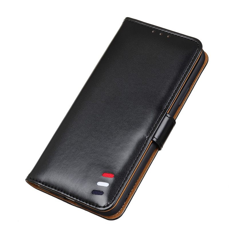 Flip Case Moto E40 / E30 / E20 Tricolor Leather Effect