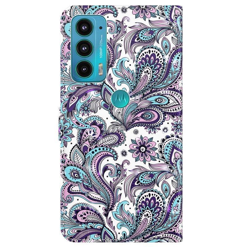 Kotelot Moto E40 / E30 / E20 Paisley Kuvio