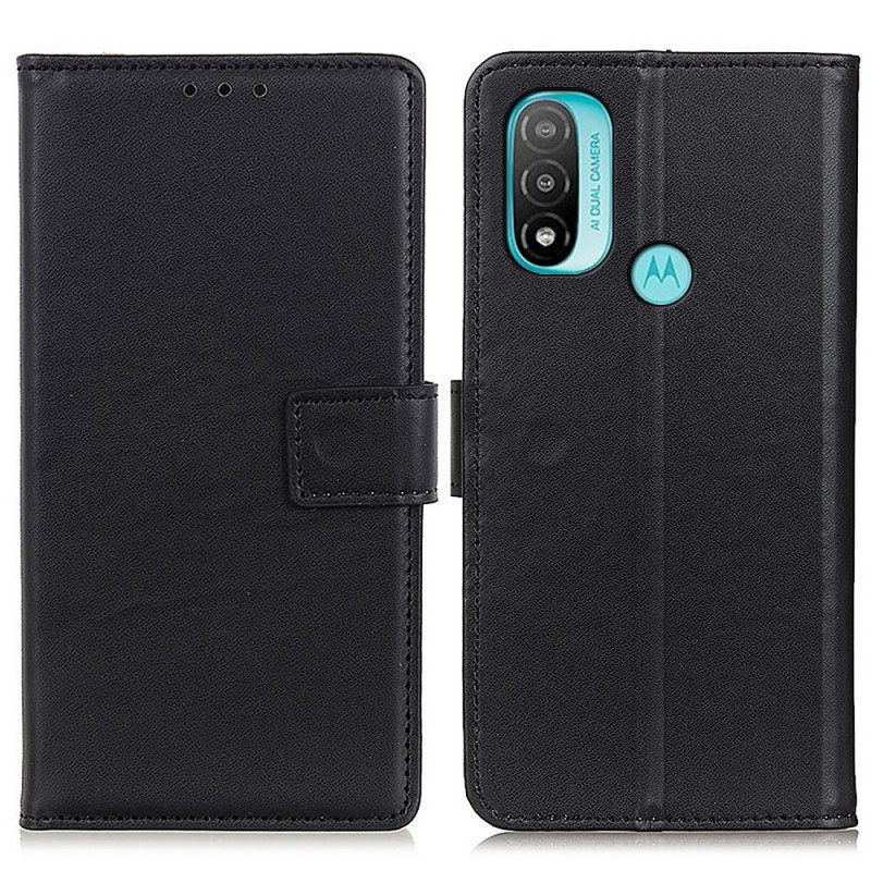 Kotelot Moto E40 / E30 / E20 Simple Faux Leather