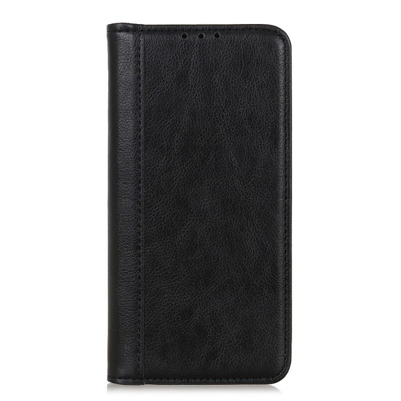 Puhelinkuoret Moto E40 / E30 / E20 Kotelot Flip Elegance Split Litchi Leather