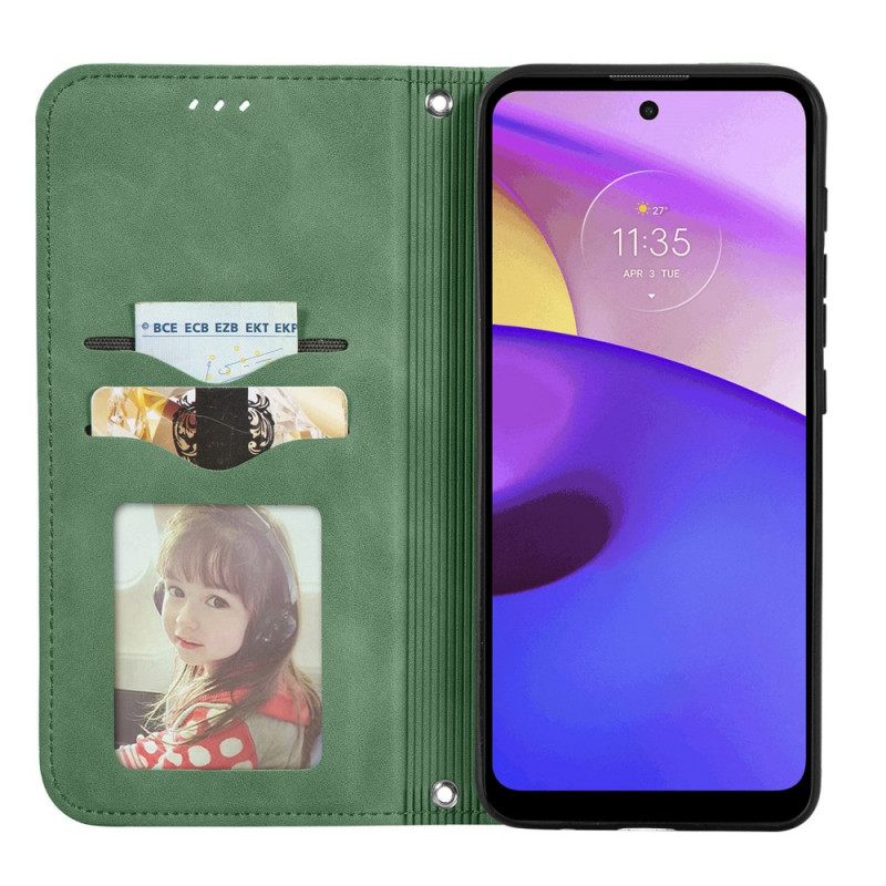 Puhelinkuoret Moto E40 / E30 / E20 Kotelot Flip Skin-touch Design