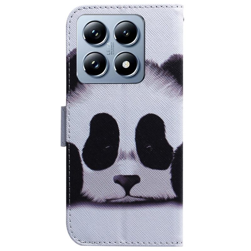 Nahkakotelo Xiaomi 14t Panda