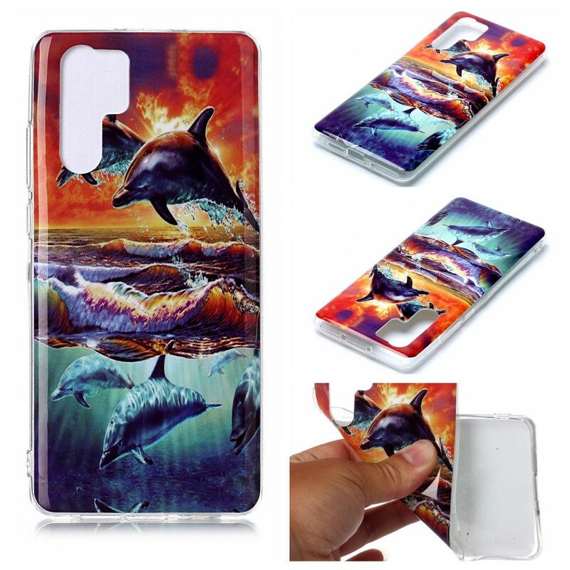 Case Huawei P30 Pro Dolphins Go Free