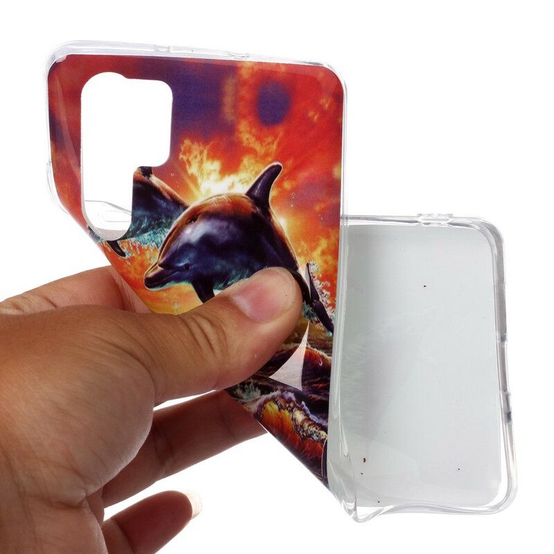 Case Huawei P30 Pro Dolphins Go Free