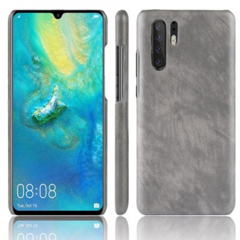 Case Huawei P30 Pro Litchi Performance Leather Effect