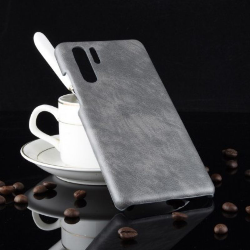 Case Huawei P30 Pro Litchi Performance Leather Effect