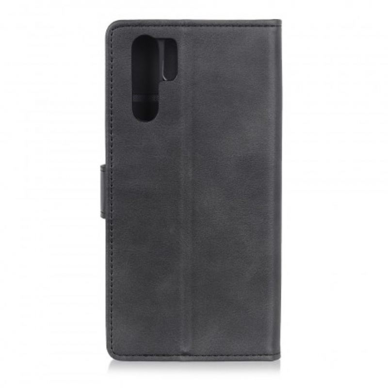 Flip Case Huawei P30 Pro Retro Mattanahkaefekti