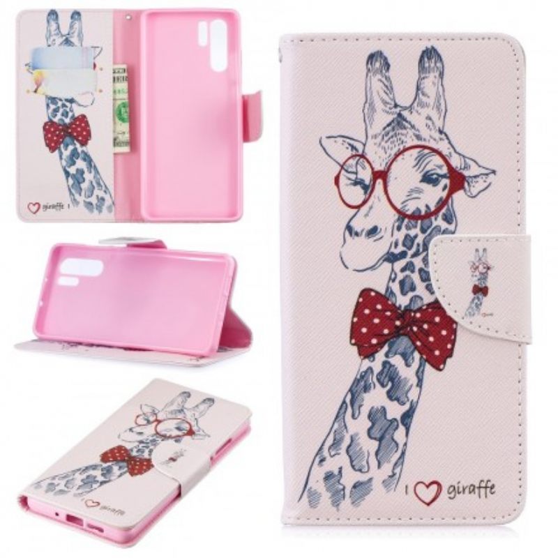 Kotelot Huawei P30 Pro Brainy Giraffe