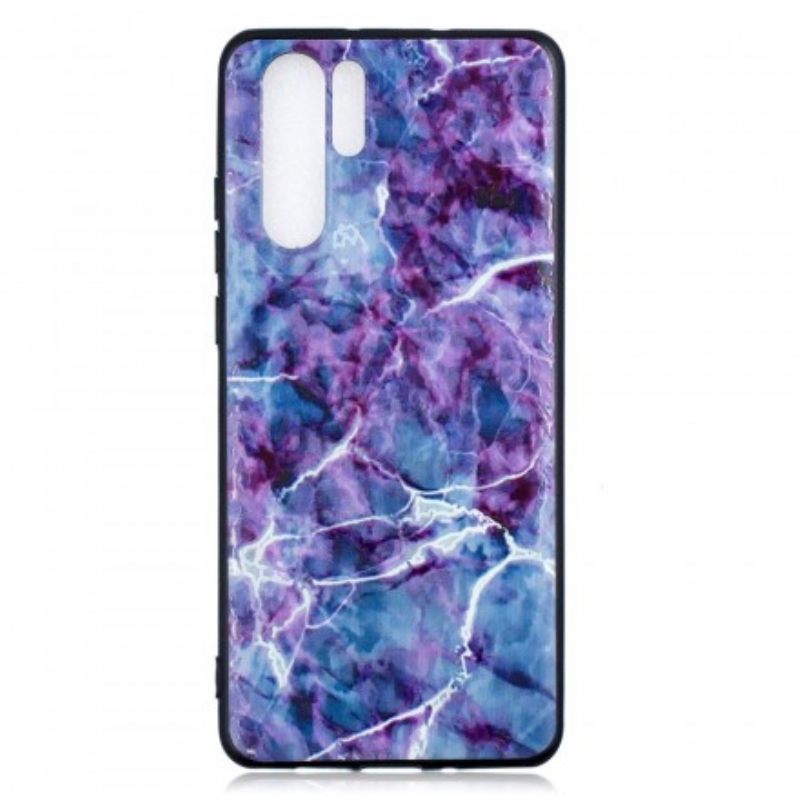 Kuori Huawei P30 Pro Purple Marble