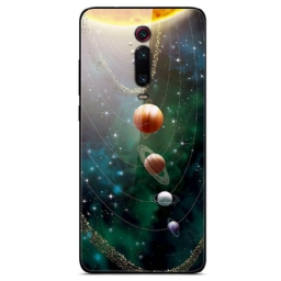 Case Xiaomi Mi 9T / Mi 9T Pro Tempered Glass Planet Solar System