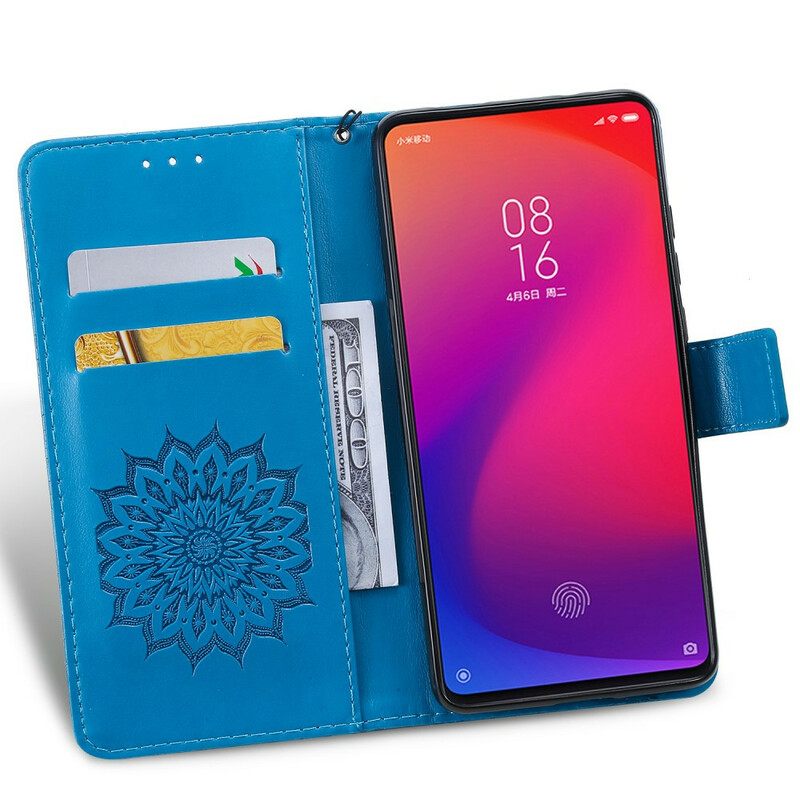 Flip Case Xiaomi Mi 9T / Mi 9T Pro Auringonkukka