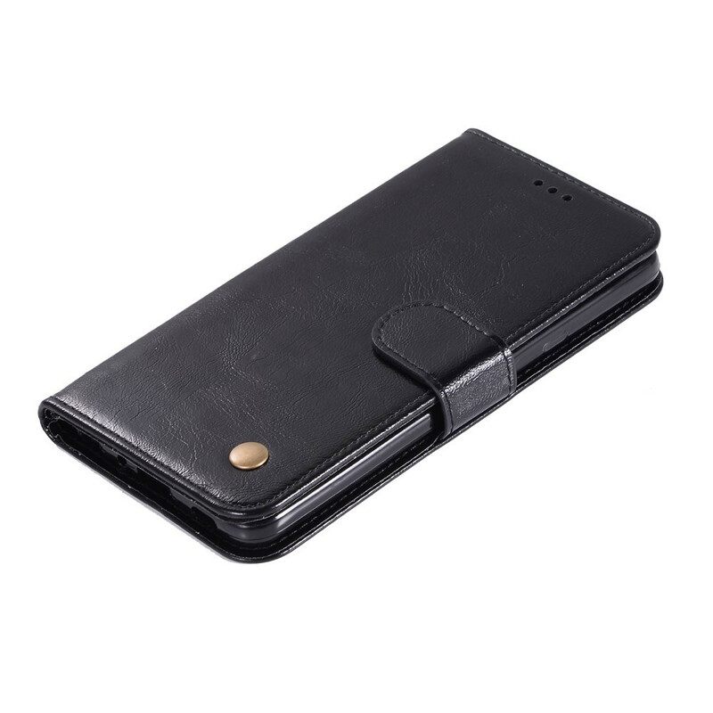 Kotelot Xiaomi Mi 9T / Mi 9T Pro Suojaketju Kuori Vintage Leather Effect Strappy