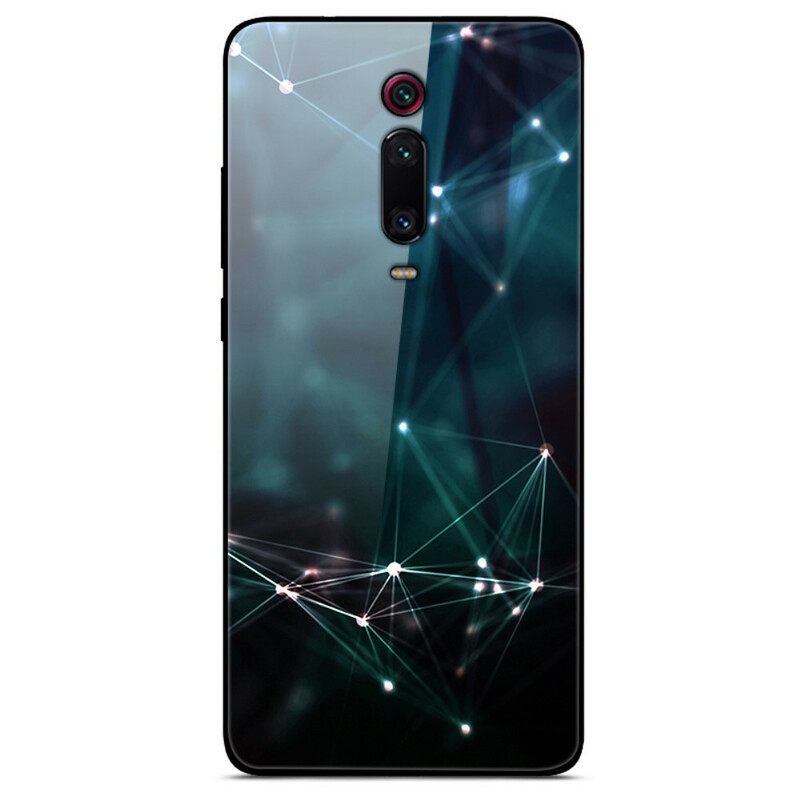 Kuori Xiaomi Mi 9T / Mi 9T Pro Tempered Glass Abstract Colors