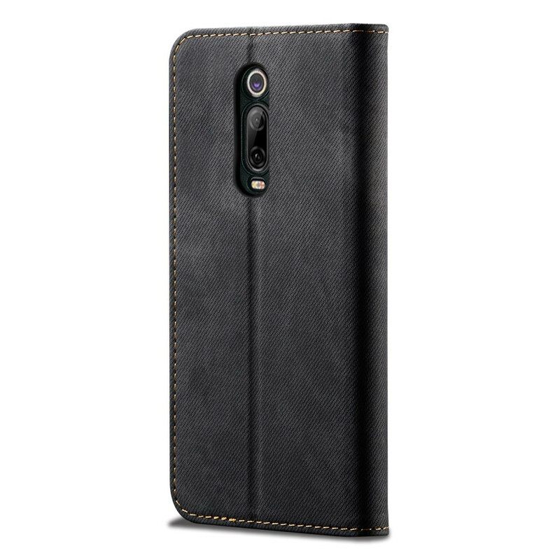 Puhelinkuoret Xiaomi Mi 9T / Mi 9T Pro Kotelot Flip Denim Kangas