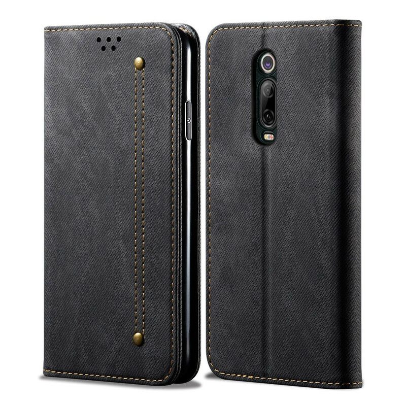 Puhelinkuoret Xiaomi Mi 9T / Mi 9T Pro Kotelot Flip Denim Kangas