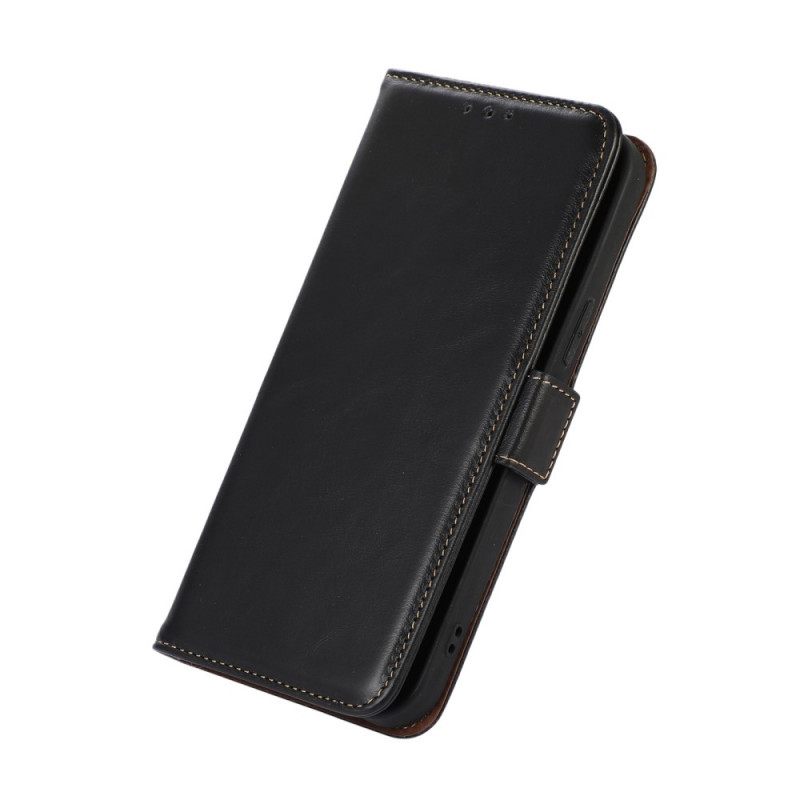 Kotelot Vivo X80 Pro Suojakuori Genuine Leather Rfid-suojaus