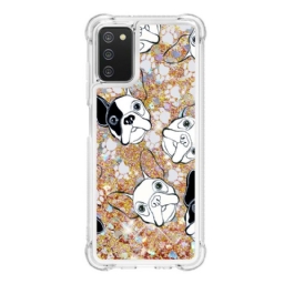 Case Samsung Galaxy A03s Mr Dog Glitter