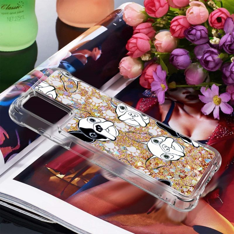 Case Samsung Galaxy A03s Mr Dog Glitter