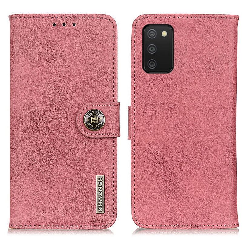 Flip Case Samsung Galaxy A03s Keinonahka Khazneh