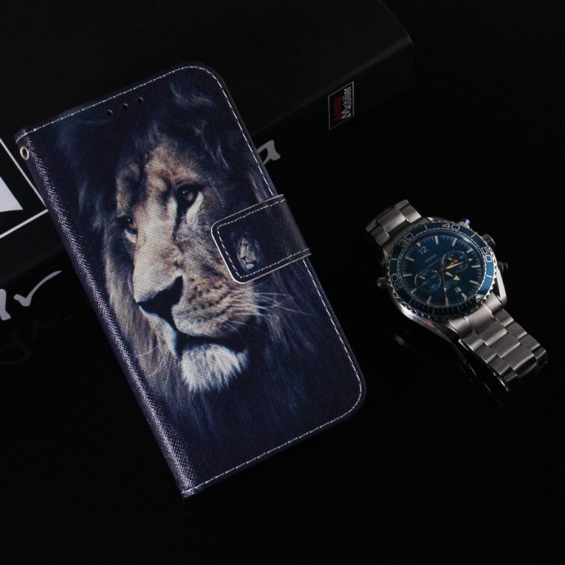 Kotelot Samsung Galaxy A03s Dreaming Lion