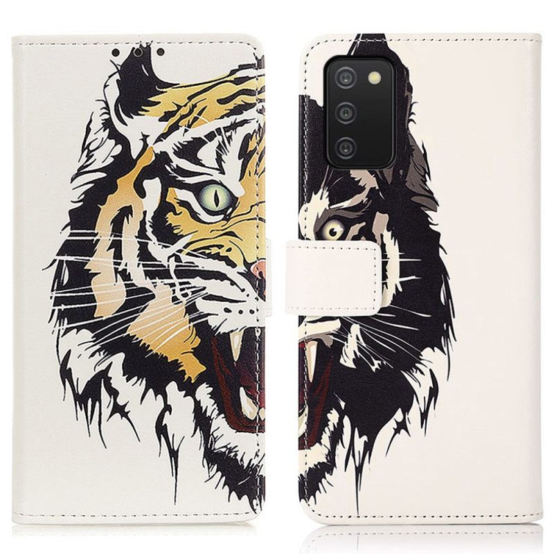 Kotelot Samsung Galaxy A03s Fierce Tiger