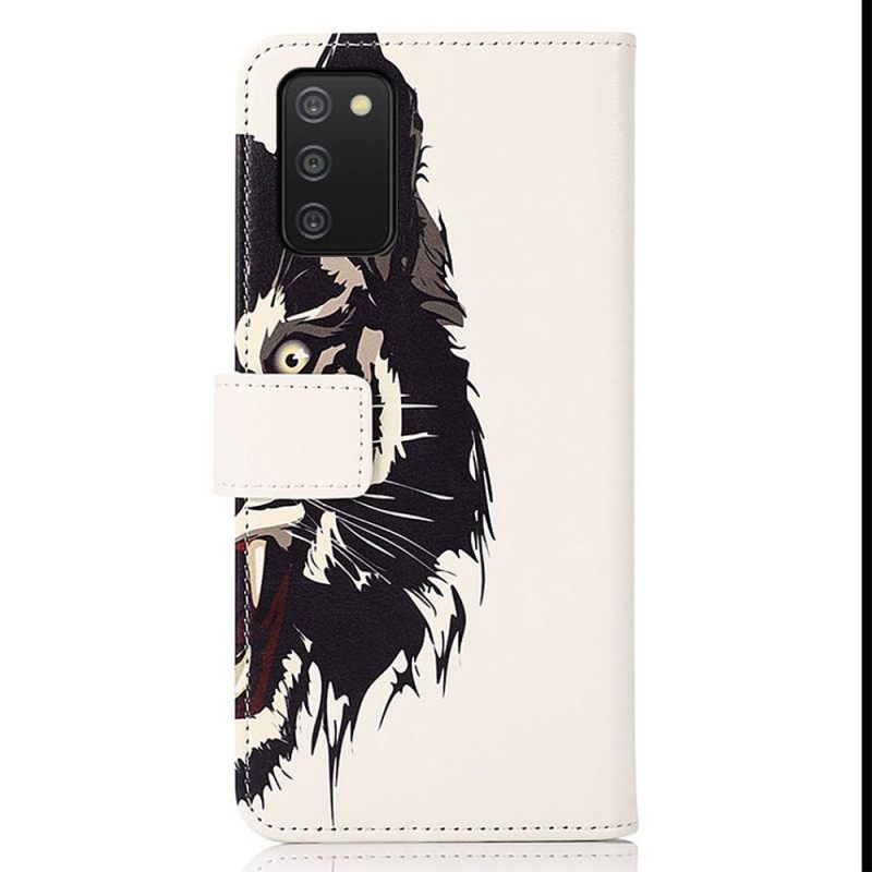 Kotelot Samsung Galaxy A03s Fierce Tiger