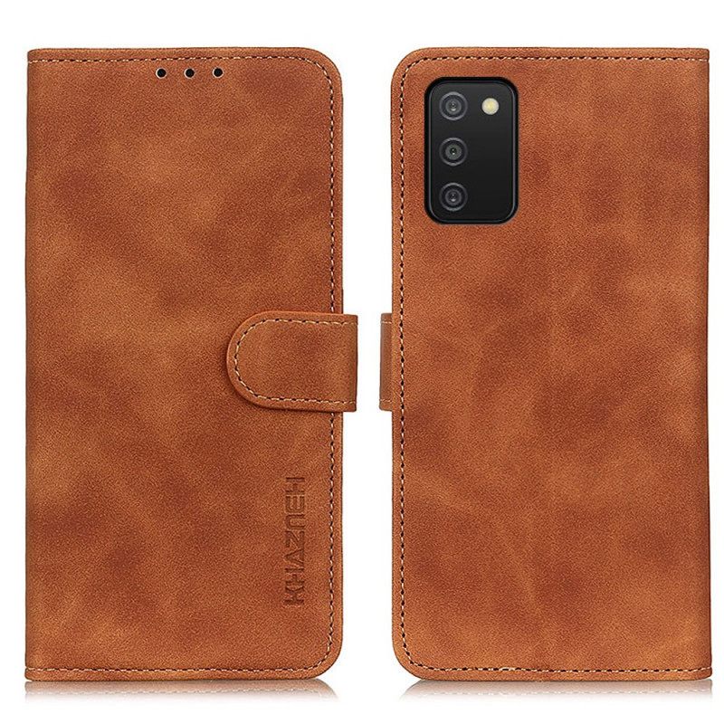 Kotelot Samsung Galaxy A03s Vintage Leather Effect Khazneh