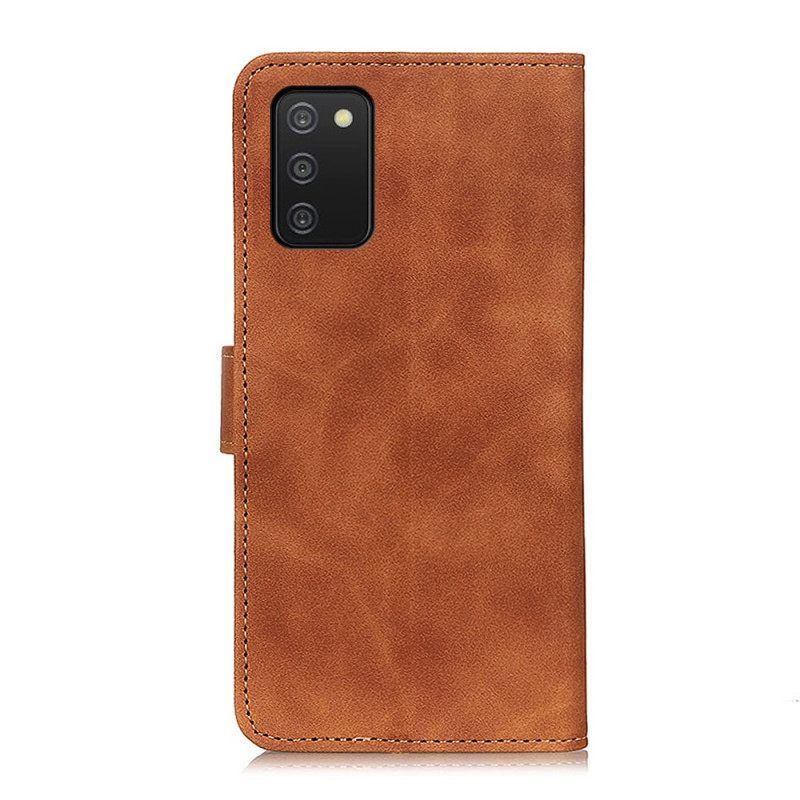 Kotelot Samsung Galaxy A03s Vintage Leather Effect Khazneh