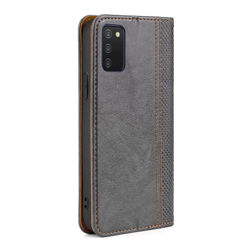 Puhelinkuoret Samsung Galaxy A03s Kotelot Flip Vintage Leather Style