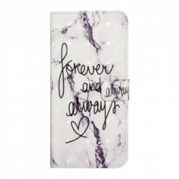 Flip Case Samsung Galaxy A22 4G Marble Forever & Always