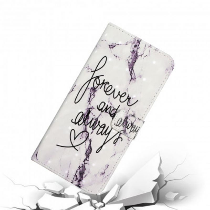 Flip Case Samsung Galaxy A22 4G Marble Forever & Always