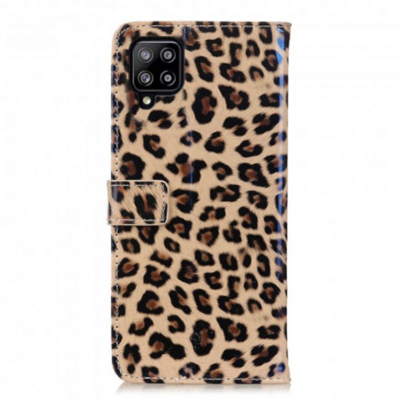 Flip Case Samsung Galaxy A22 4G Simple Leopard