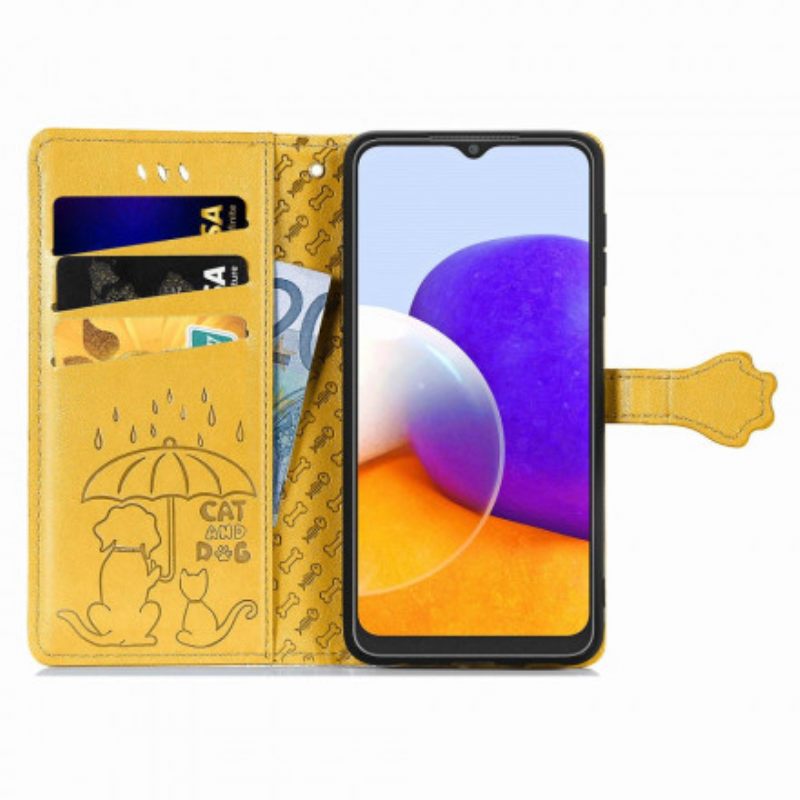 Kotelot Samsung Galaxy A22 4G Animated Animals